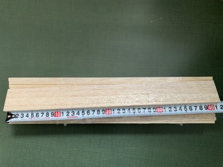 ハードバルサ材　6×30×400mm　①セット　14枚入り